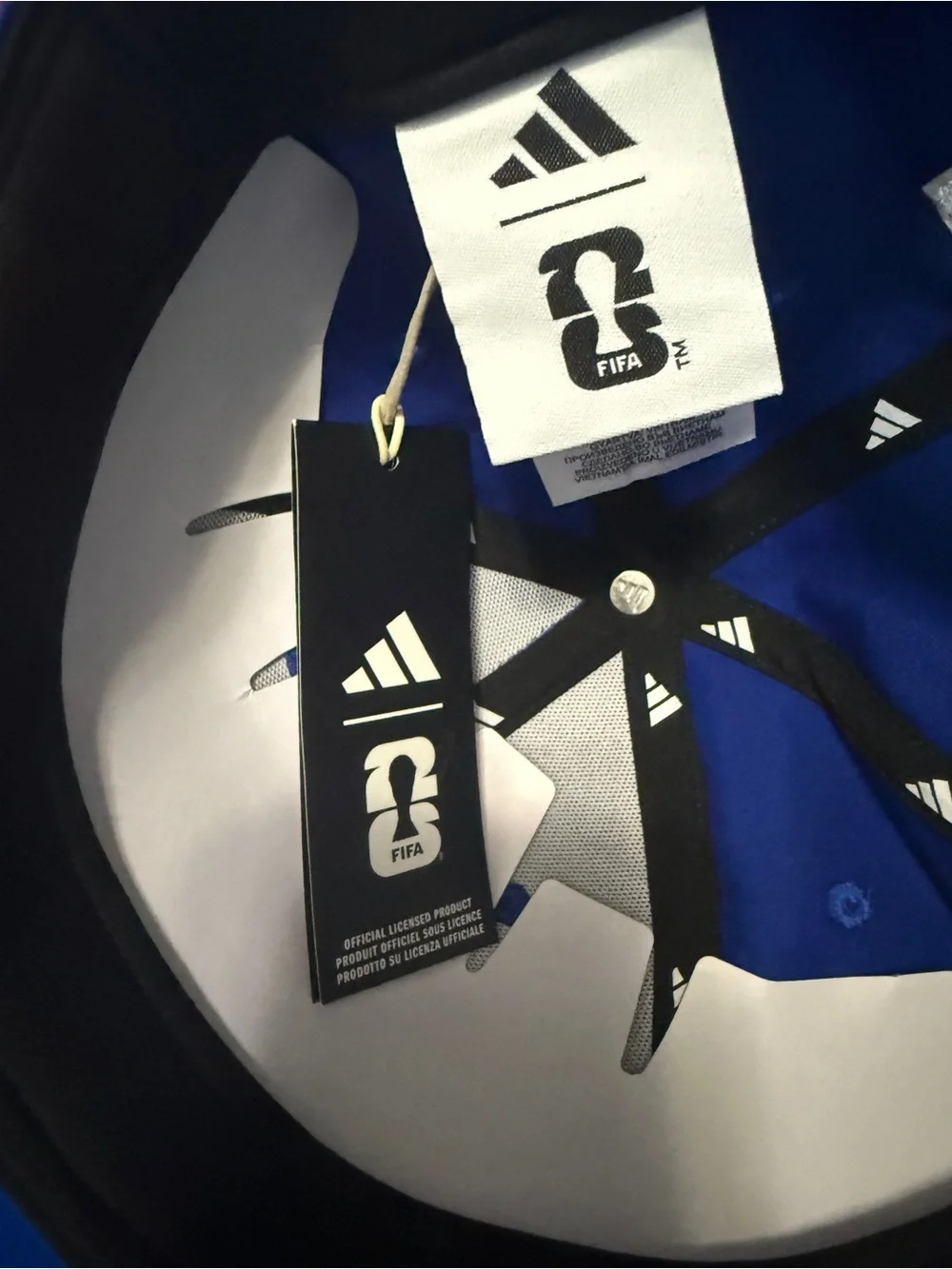 Adidas FIFA USA Blue Star Stripe Hat - OSFM